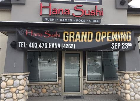 hana sushi calgary|hana sushi west.